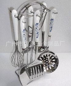 煌鑫韓式廚具套裝 物美價(jià)廉的陶瓷柄廚具優(yōu)選